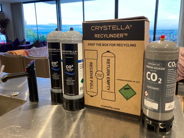 Recycled Carbon Dioxide Cylinders