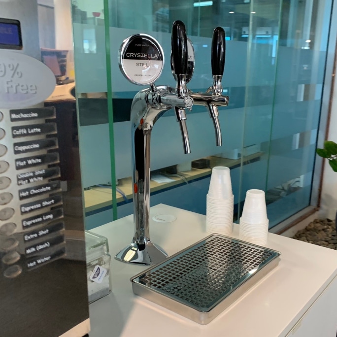 Crystella Sparkling Water Tap System Installed