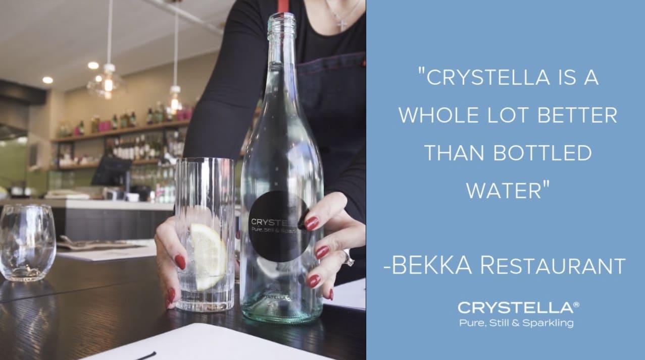 Bekka Restaurant using Crystella Sparkling Water Tap System