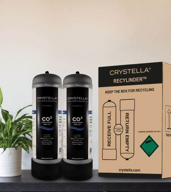 Book Return & Recycle (empty 2x cylinder pack) - Crystella