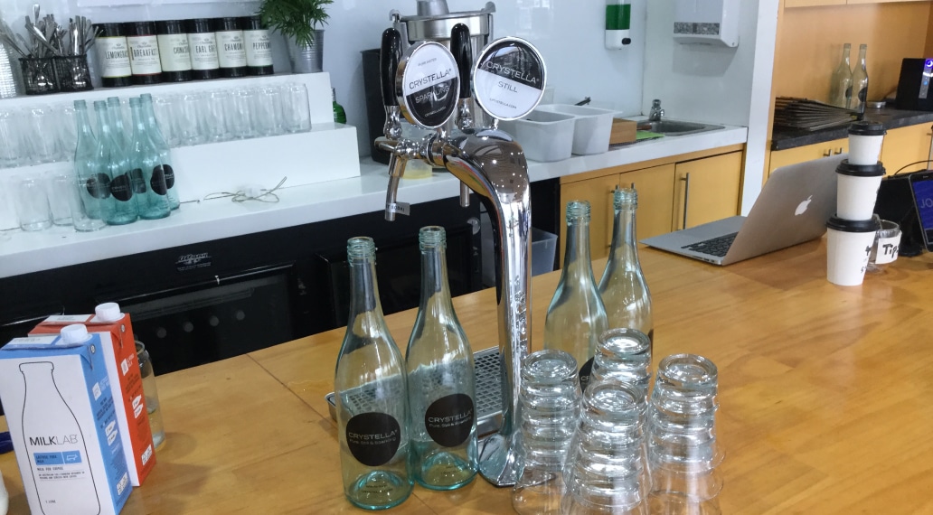 Crystella Sparkling Water System at Home