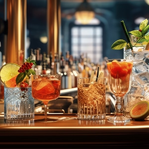 Festive Cocktails on Fizz Bar